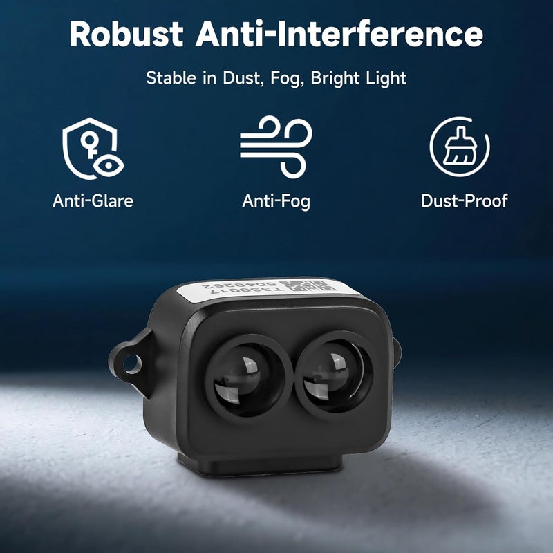 MakerHawk TF-Luna Lidar Sensor 0.2m-8m Range High Precision Single-Point Distance Sensor Compact Lightweight ToF Module with UART I2C Interface for Arduino Raspberry Pi UNO R3 STM32 Pixhawk ESP32 LoRa V3 IoT - Image 4
